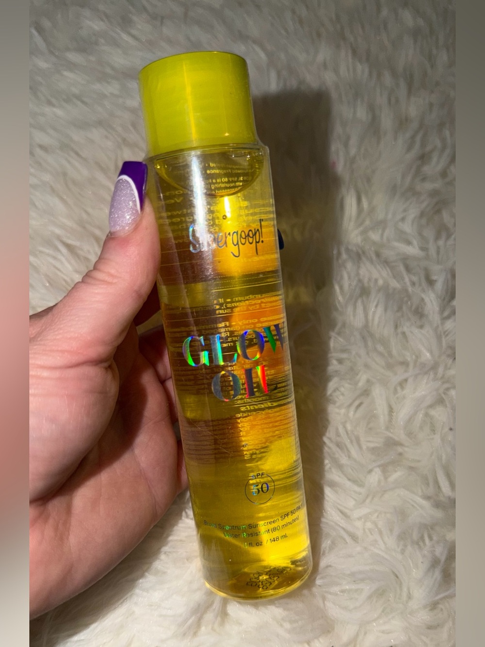 NEW Supergoop Glow Oil SPF 50 Dry Body Oil Sunscreen 5oz